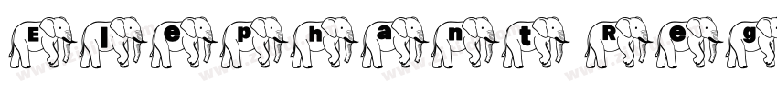 Elephant Regular 商用须字体转换